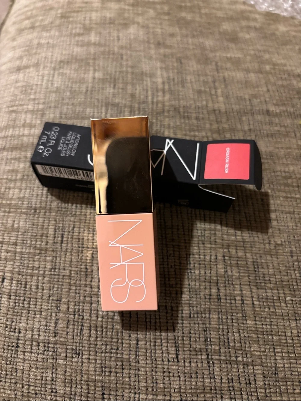 NARS Afterglow Liquid Blush in Orgasm Rush Red